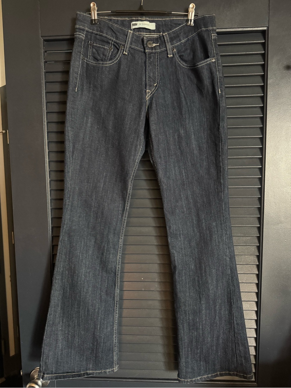 518 Superlow Dark Wash Bootcut Jeans | W28 L32